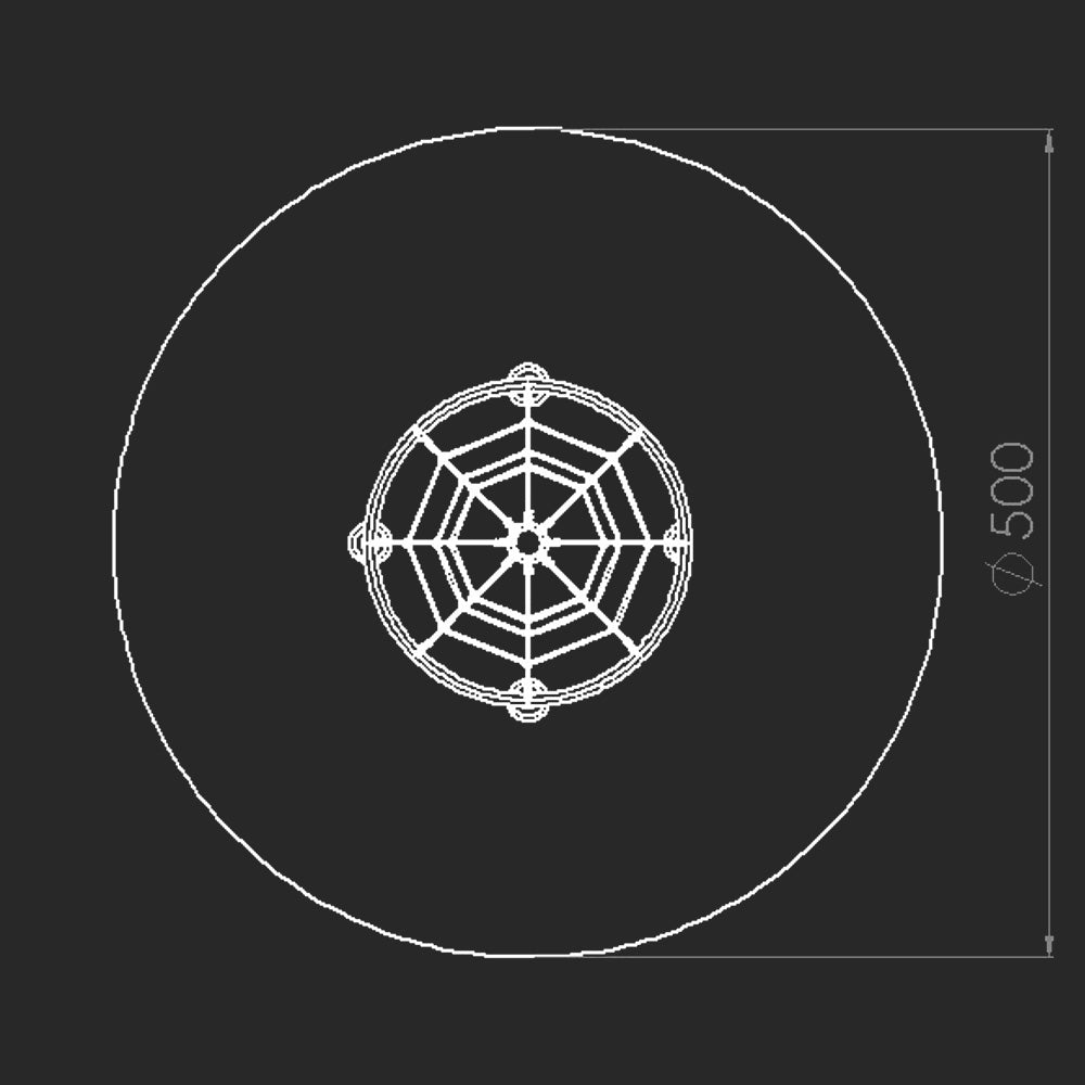 Aufprallfläche Drehkreisel