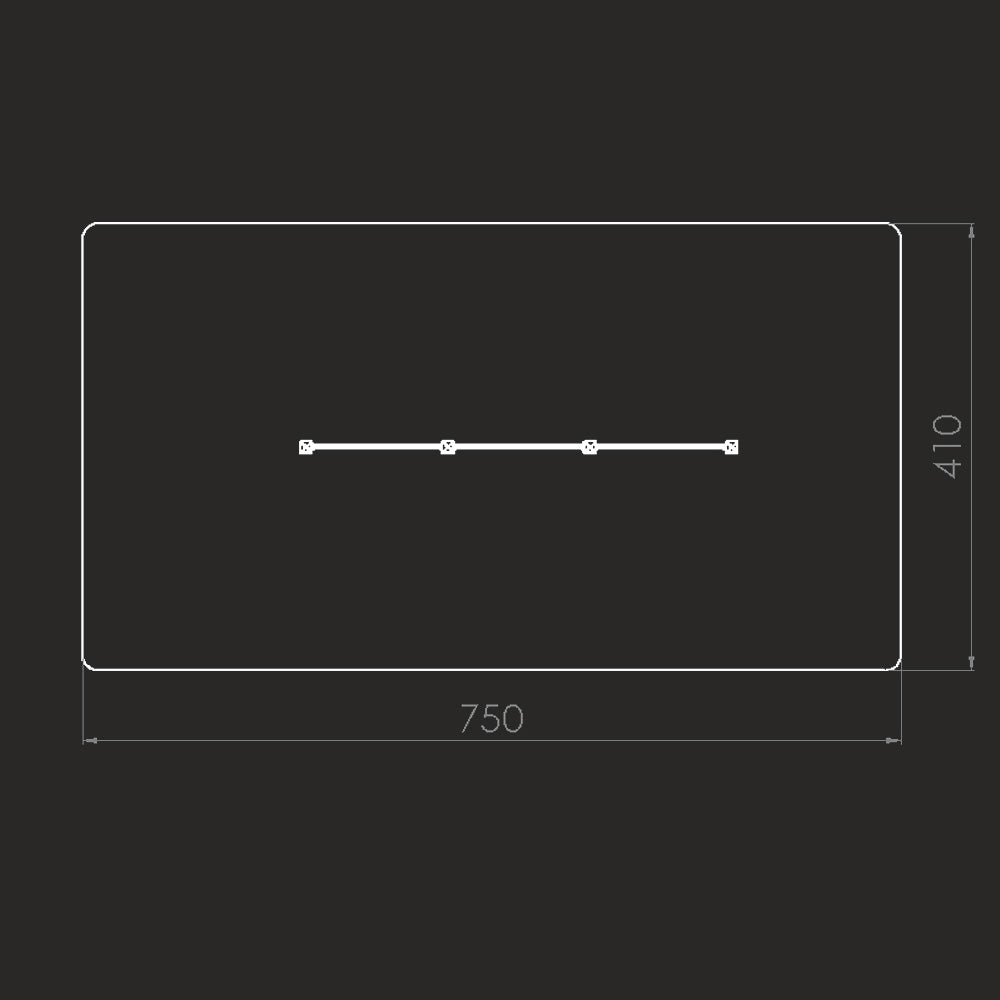 Aufprallfläche Dreierreck