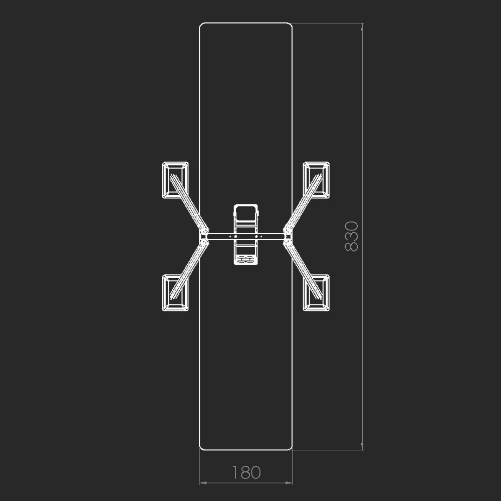 Aufprallfläche Eltern Kind Schaukel