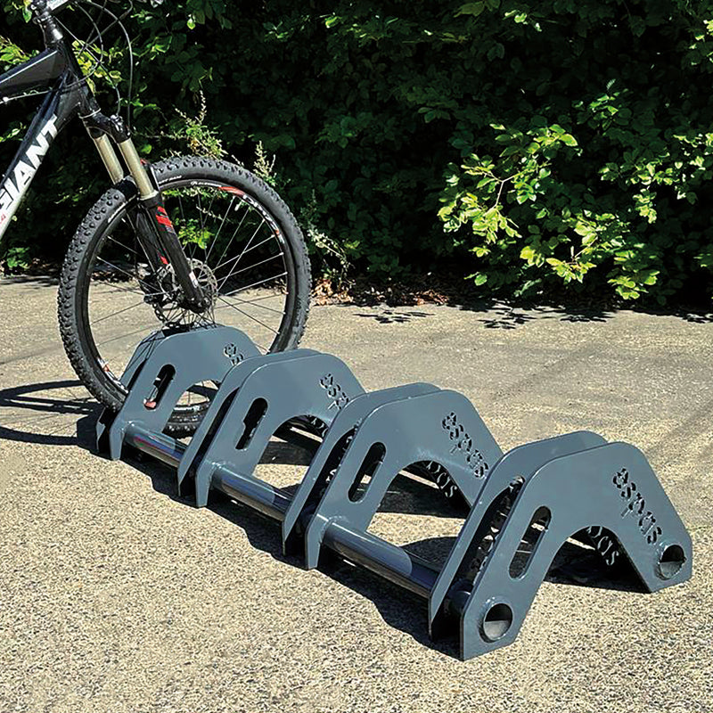 espas Fahrradständer für vier Fahrräder aus Stahl