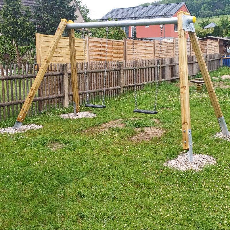 espas Doppelschaukel, Holz kesseldruckimprägniert