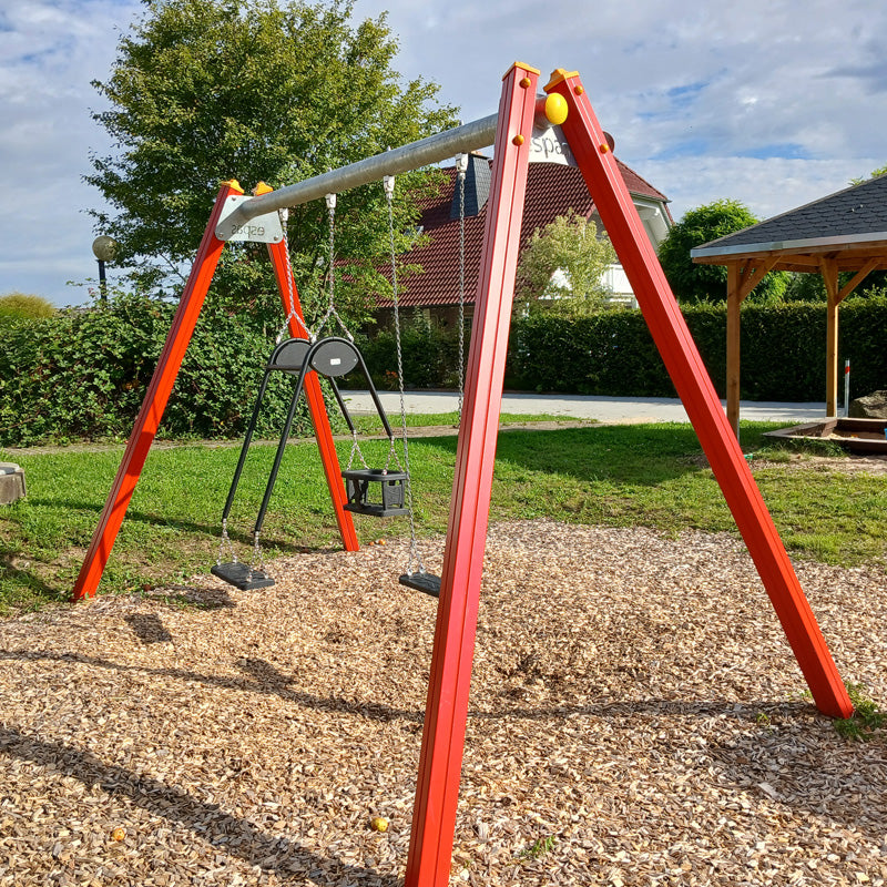 Doppelschaukel Aluminium