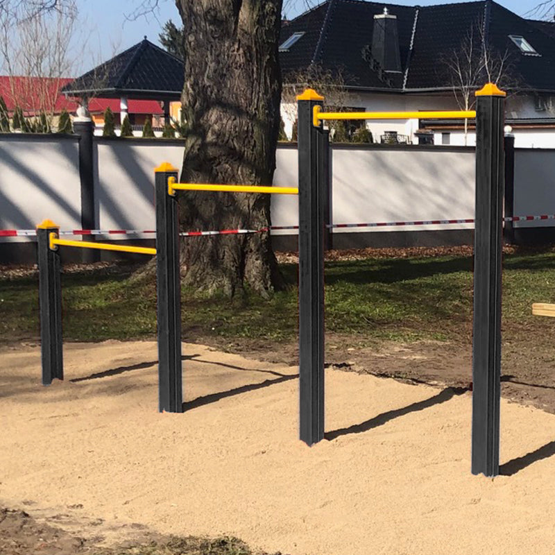 espas Dreierreck, Höhe 180cm, 140cm und 100cm, Aluminium anthrazit