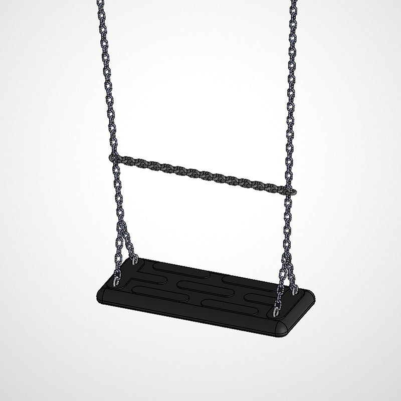 espas Gummisicherheitssitz mit Absprungkette aus Gummi mit Alu-Einlage