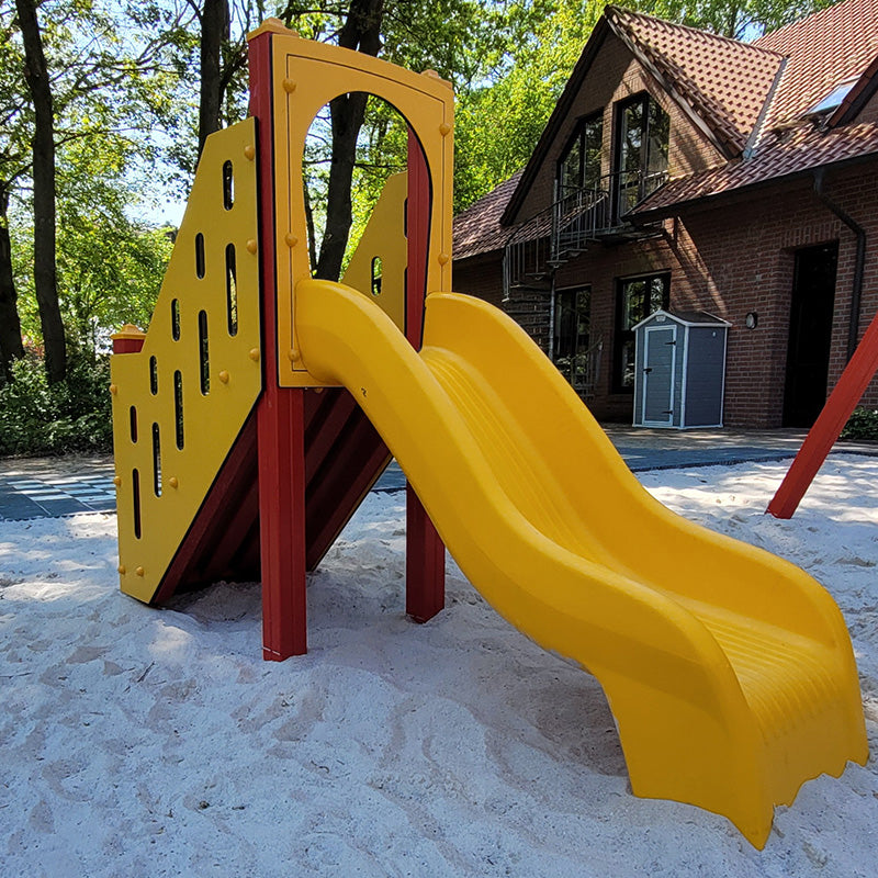 espas Kleinkinderrutsche Aluminium rot