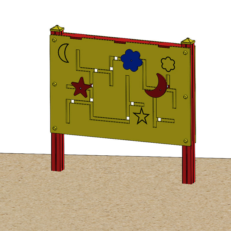 espas Motorikwand mit beweglichen Motiven