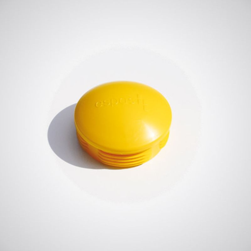 espas Pfostenabdeckkappe, Rundprofil, aus Polyethylen, Durchmesser 10 cm