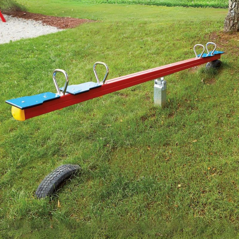 espas Wippe 4 sitzig, Aluminium rot