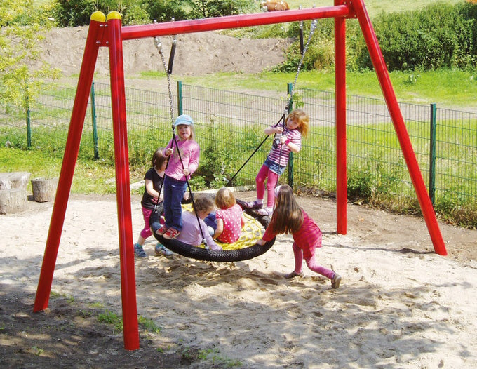 Nestschaukel Aluminium rot