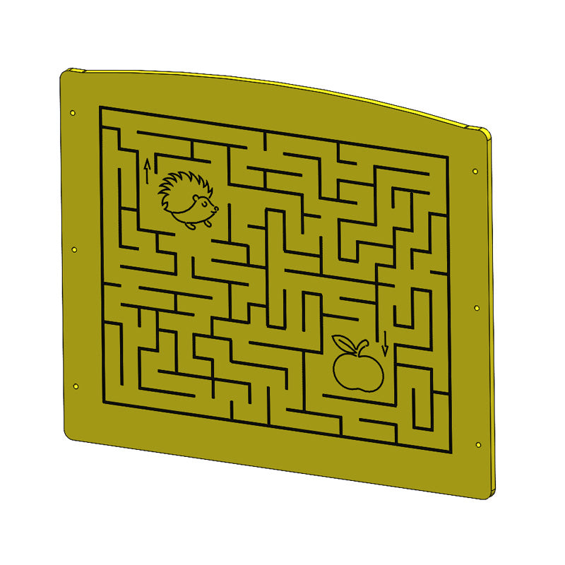 espas fence panel with labyrinth