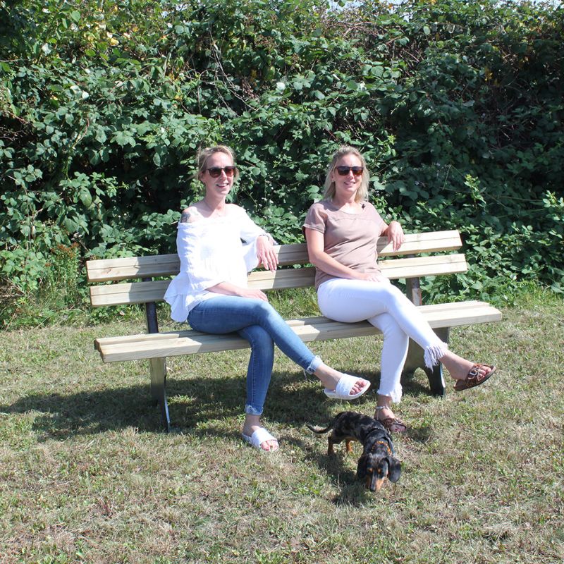 espas Bank Berlin mit Lehne