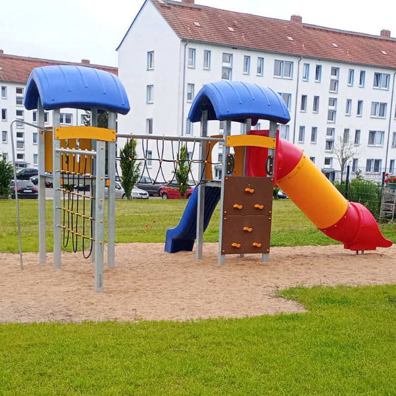 espas tower combination Basel with tube slide and PE ascent