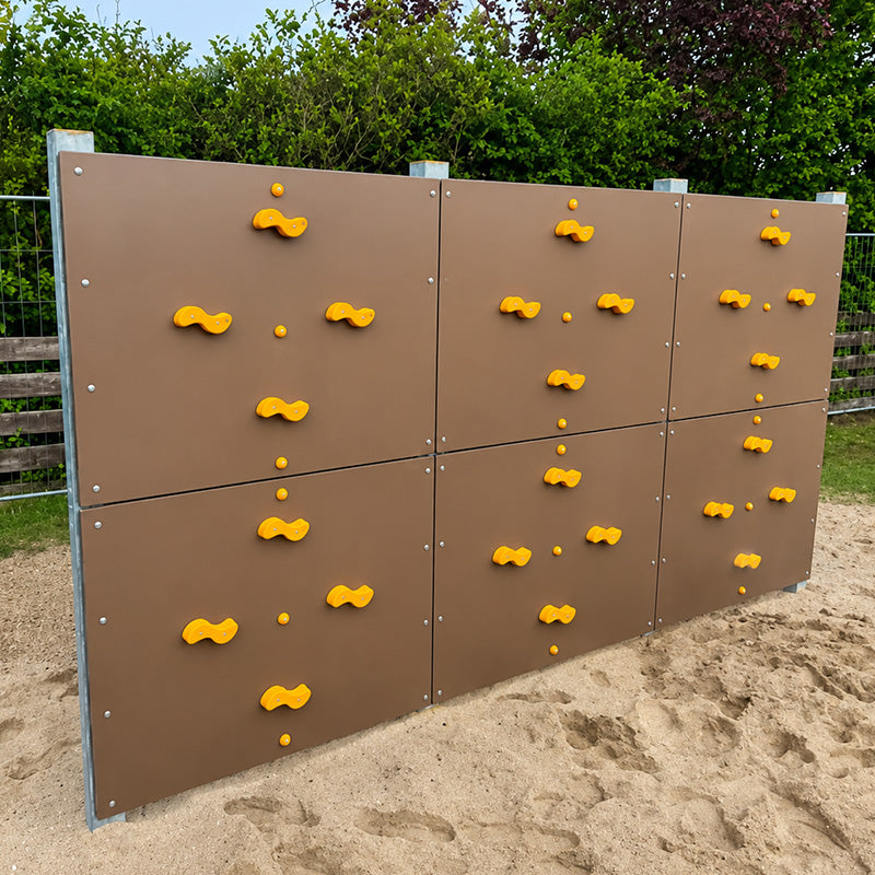 espas triple climbing wall