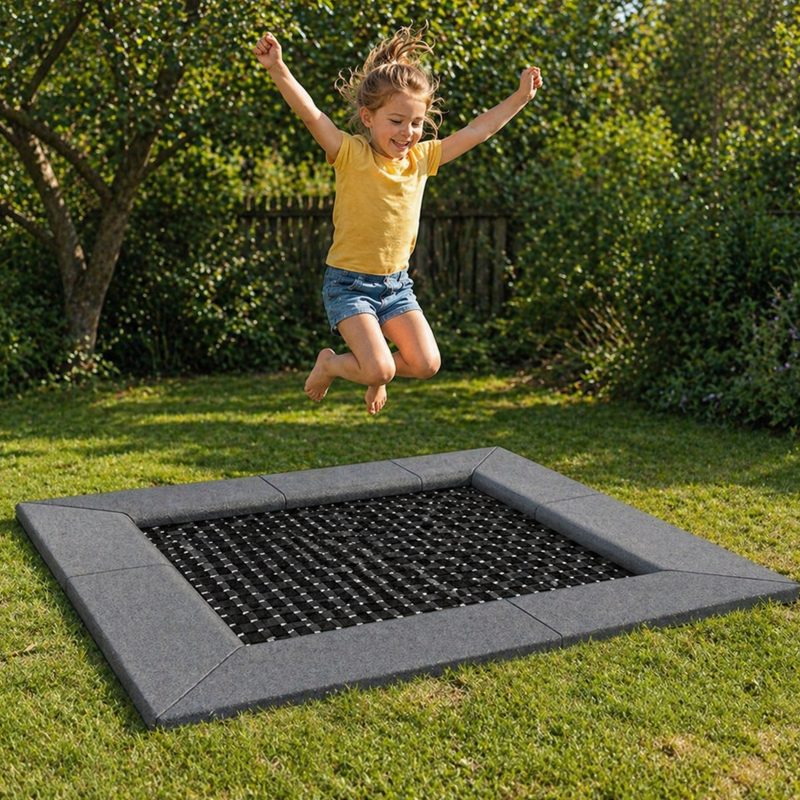espas ground trampoline kids tramp